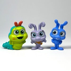 Disney Doorables A BUG'S LIFE Series 9 Flick Dot Heimlich Rare Retired Lot of 3